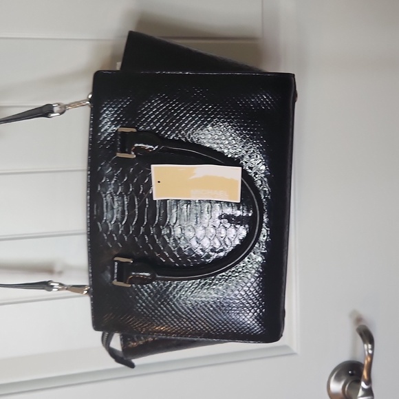 Michael Michael Kors Stemla Embossed Leather Satchel - Picture 7 of 7